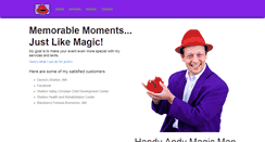 Desktop Screenshot of handyandymagicman.com