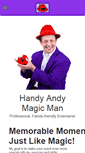 Mobile Screenshot of handyandymagicman.com